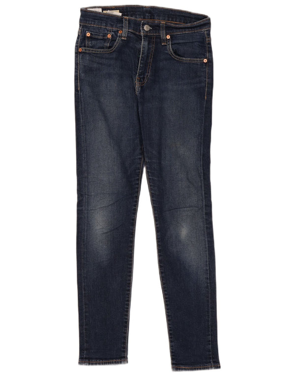 Levi's Mens Tapered Skinny Jeans W30 L30 Blue Cotton