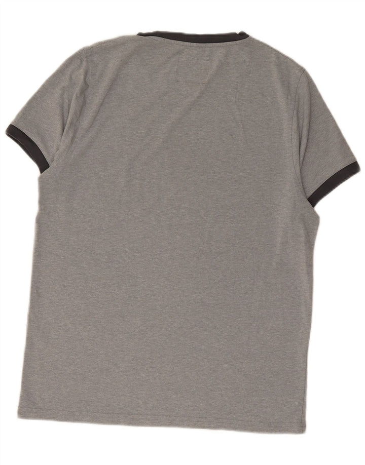 Tricou grafic pentru bărbați MUSTO Top Medium Gri Pete