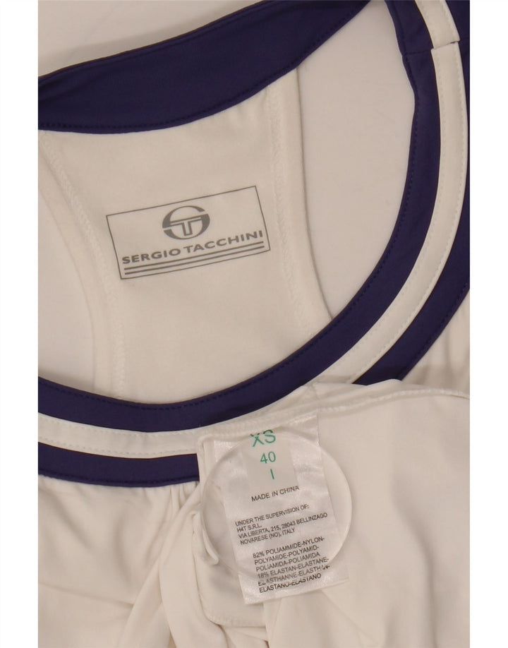 Vestă pentru femei Sergio Tacchini, UK 4 XS, nailon alb