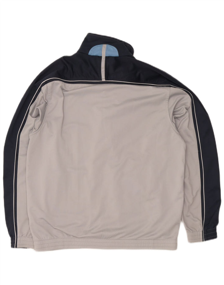 Jachetă de trening pentru bărbați Diadora UK 40 Gri mediu Poliester color bloc