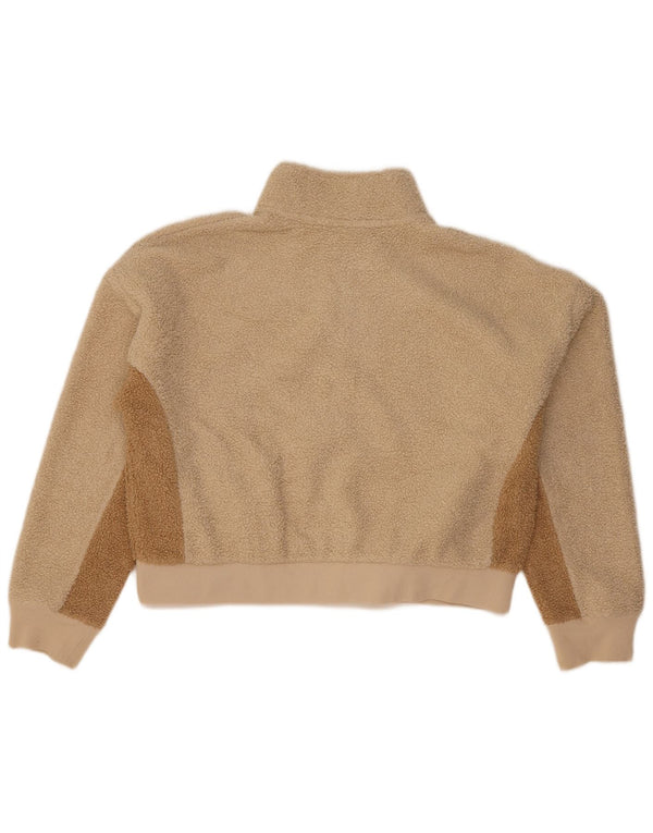 Jachetă fleece supradimensionată pentru femei Champion, UK 18 XL, bej, bloc de culoare