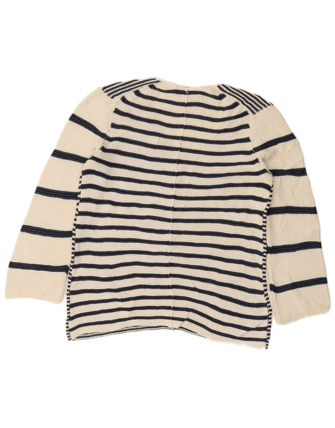 Pulover cu decolteu în V Tommy Bahama pentru femei UK 14 Medium Off White Nautical