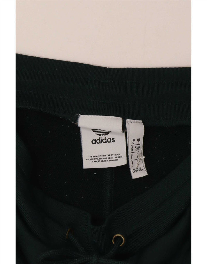 Pantaloni scurți sport grafic Adidas pentru bărbați, mici, verzi, din poliester