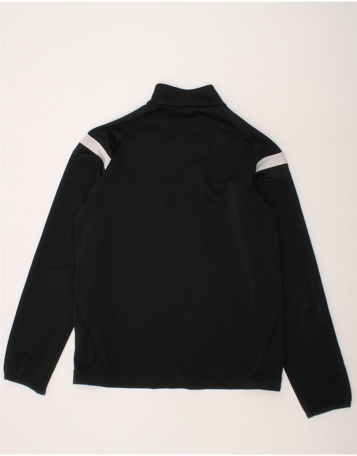 ADIDAS Boys Climacool Pullover Tracksuit Top 11-12 Years Large  Black Vintage Adidas and Second-Hand Adidas from Messina Hembry 