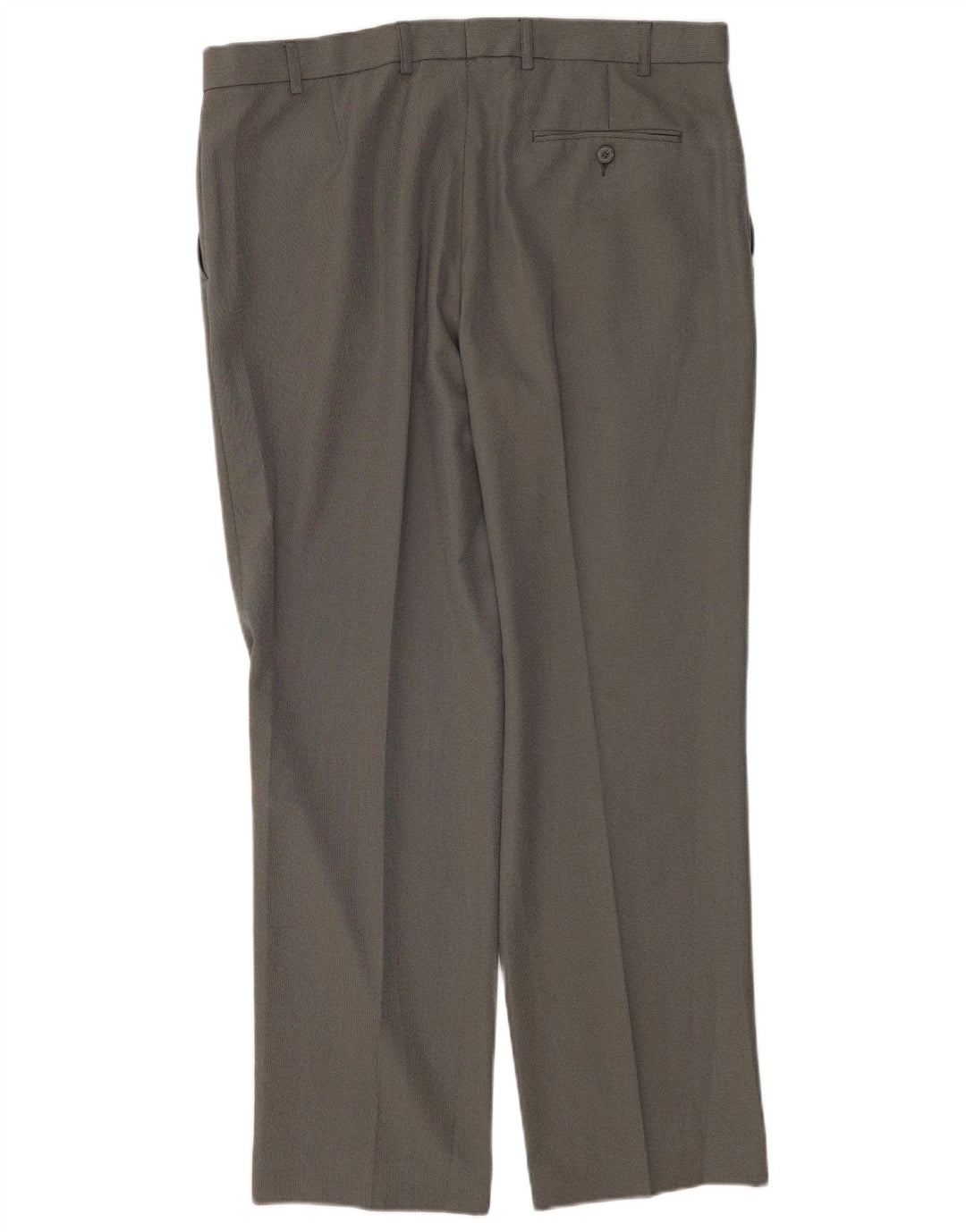 Pantaloni de costum pentru bărbați Marks & Spencer, cu ajustare normală, L38 L31, poliester gri