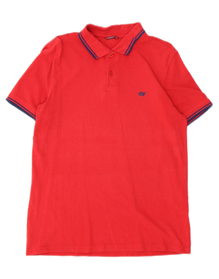 CARRERA Mens Polo Shirt Large Red Cotton Vintage Carrera and Second-Hand Carrera from Messina Hembry 