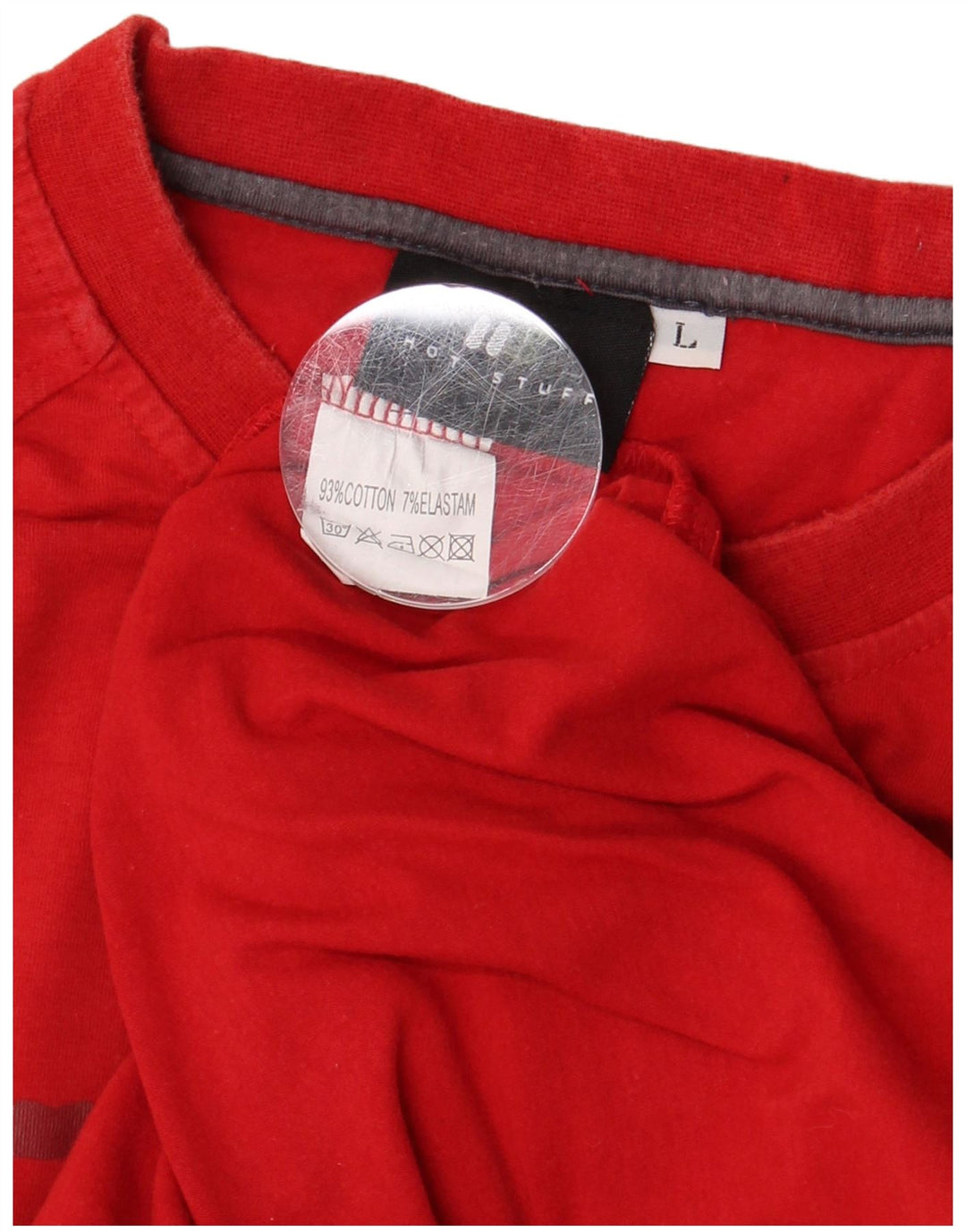 HOT STUFF Tricou grafic pentru bărbați Top mare bumbac roșu