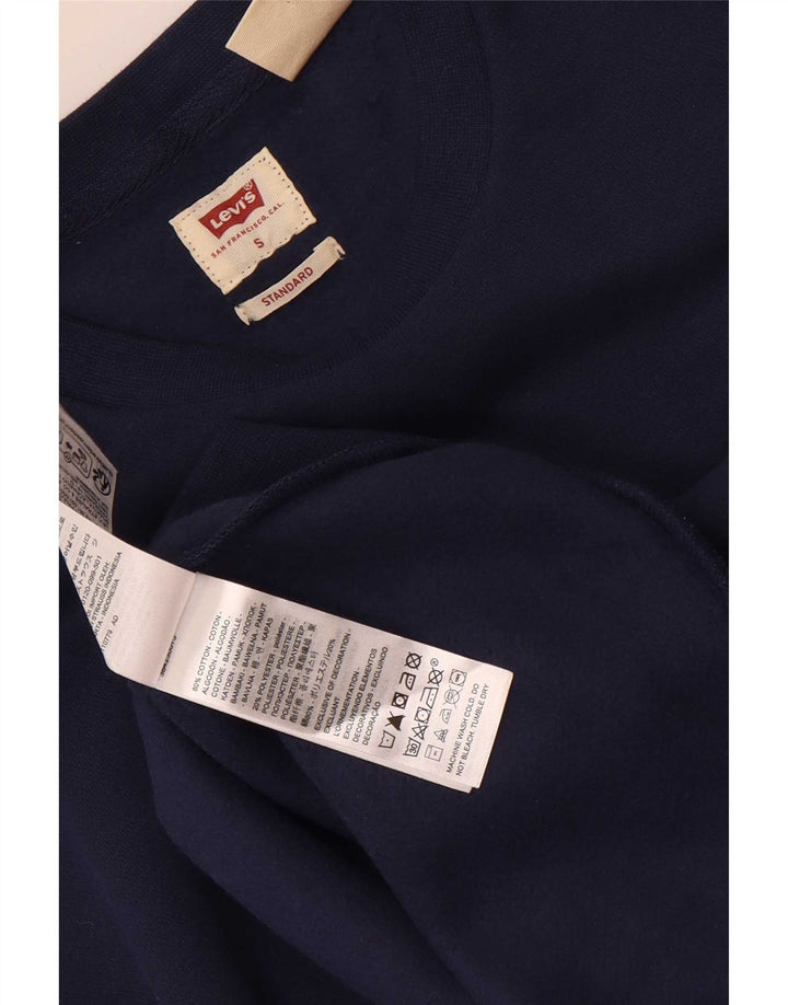 Pulover pentru bărbați Levi's Graphic Standard Fit Pulover Mic Bleumarin Clasic