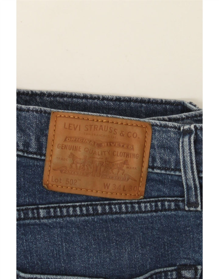 Blugi conici 502 pentru bărbați LEVI'S L34 L30 Bumbac albastru