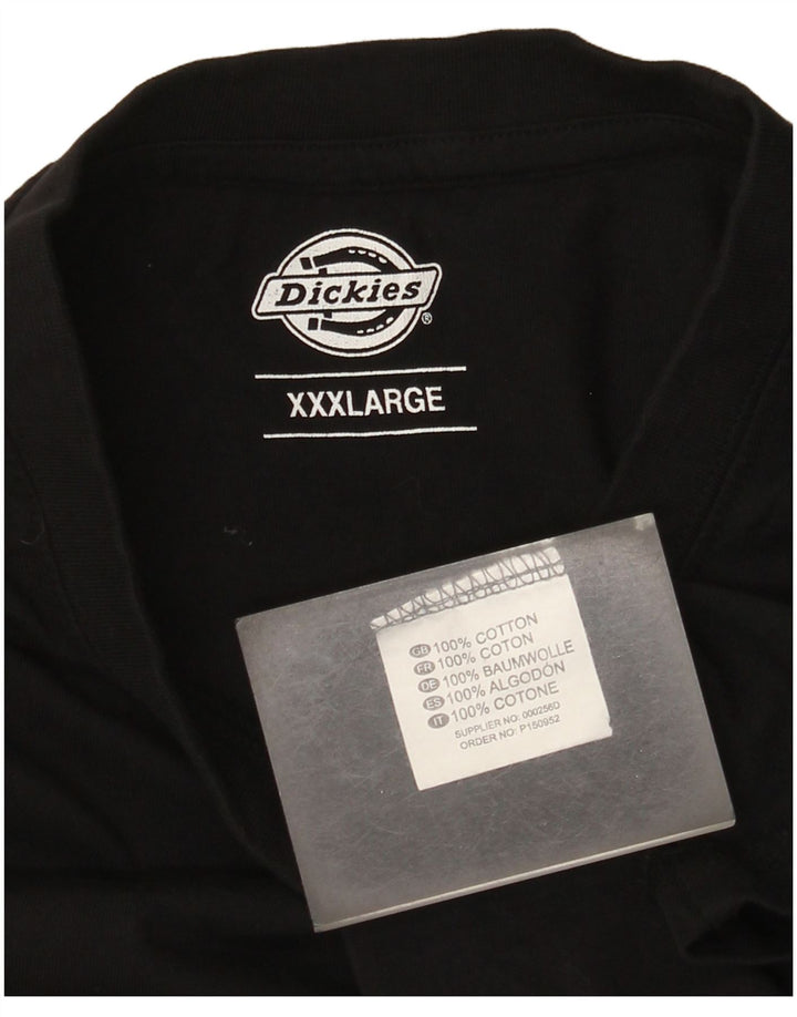 Tricou pentru bărbați Dickies Top 3XL bumbac negru