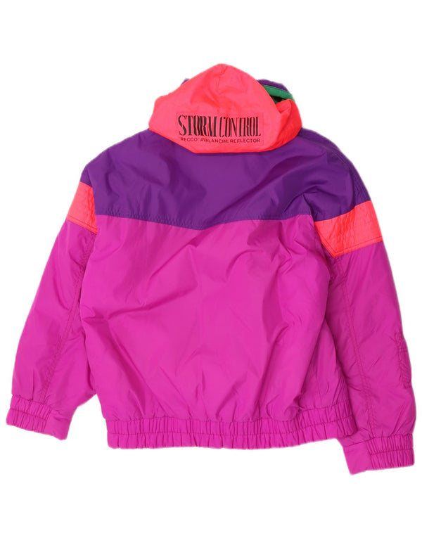 Jachetă de schi pentru femei Nevica, cu glugă, US 6 Medium Pink Colorblock Nylon