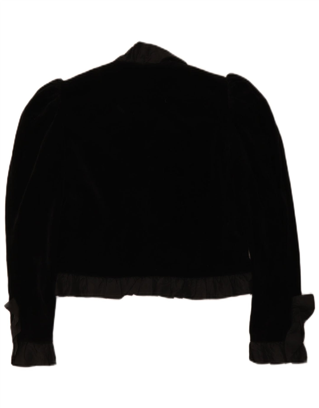 Jachetă Bolero Vintage pentru femei EU 36 Mic Negru Clasic