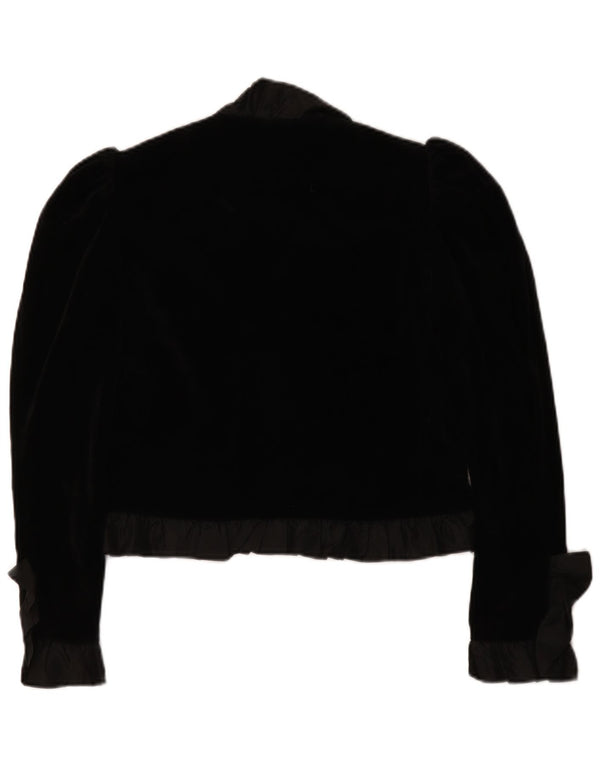Jachetă Bolero Vintage pentru femei EU 36 Mic Negru Clasic