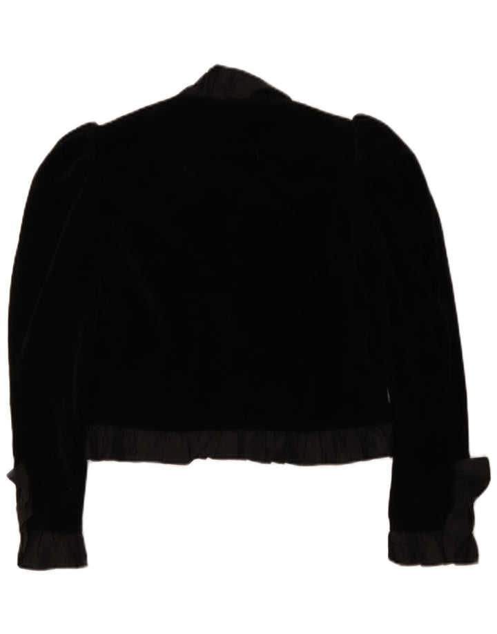 Jachetă Bolero Vintage pentru femei EU 36 Mic Negru Clasic