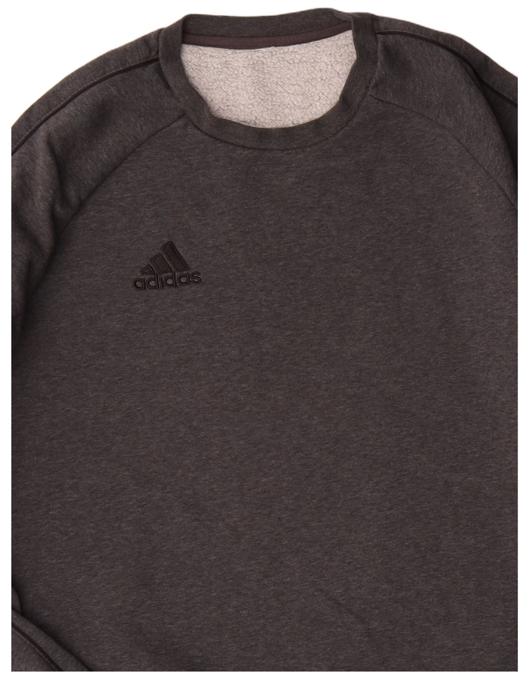 Hanorac pentru bărbați Adidas Jumper mic, gri, bumbac