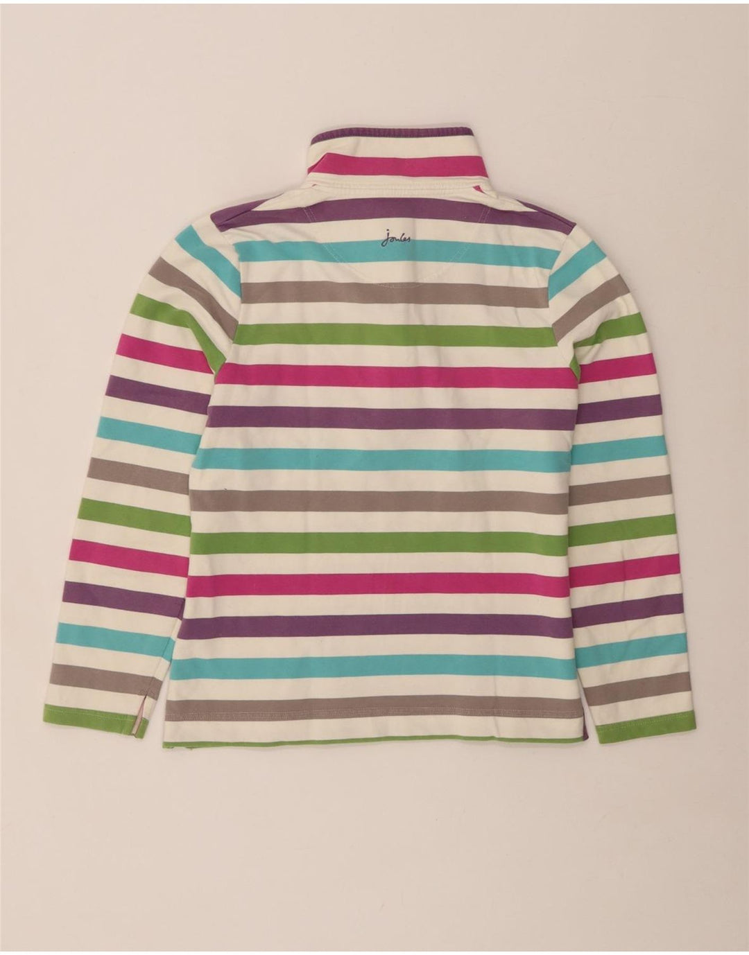 JOULES Pulover pentru damă, UK 10, mic, cu dungi multicolore