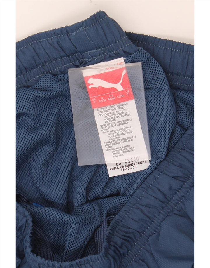 Pantaloni de trening PUMA pentru bărbați Pantaloni de jogging mari, bleumarin, poliester