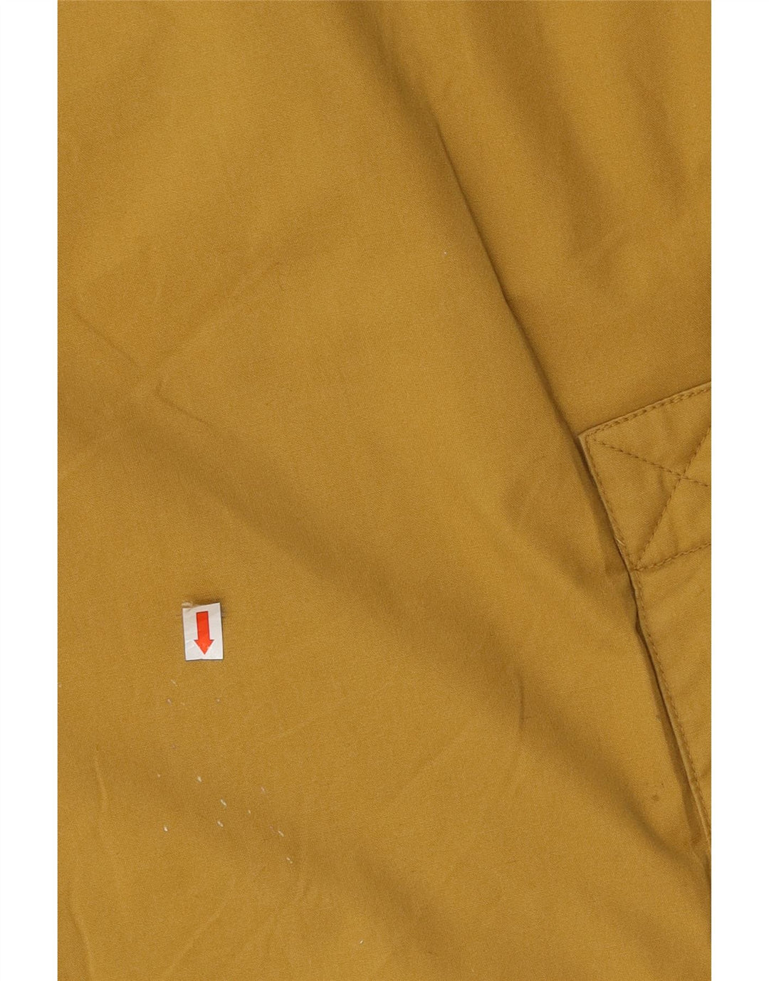 SEA BARRIER Mens Utility Jacket UK 40 Large Yellow Polyester Vintage Sea Barrier and Second-Hand Sea Barrier from Messina Hembry 