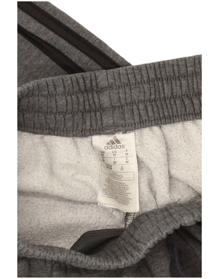 Pantaloni de trening Adidas pentru bărbați Joggeri din bumbac gri mediu
