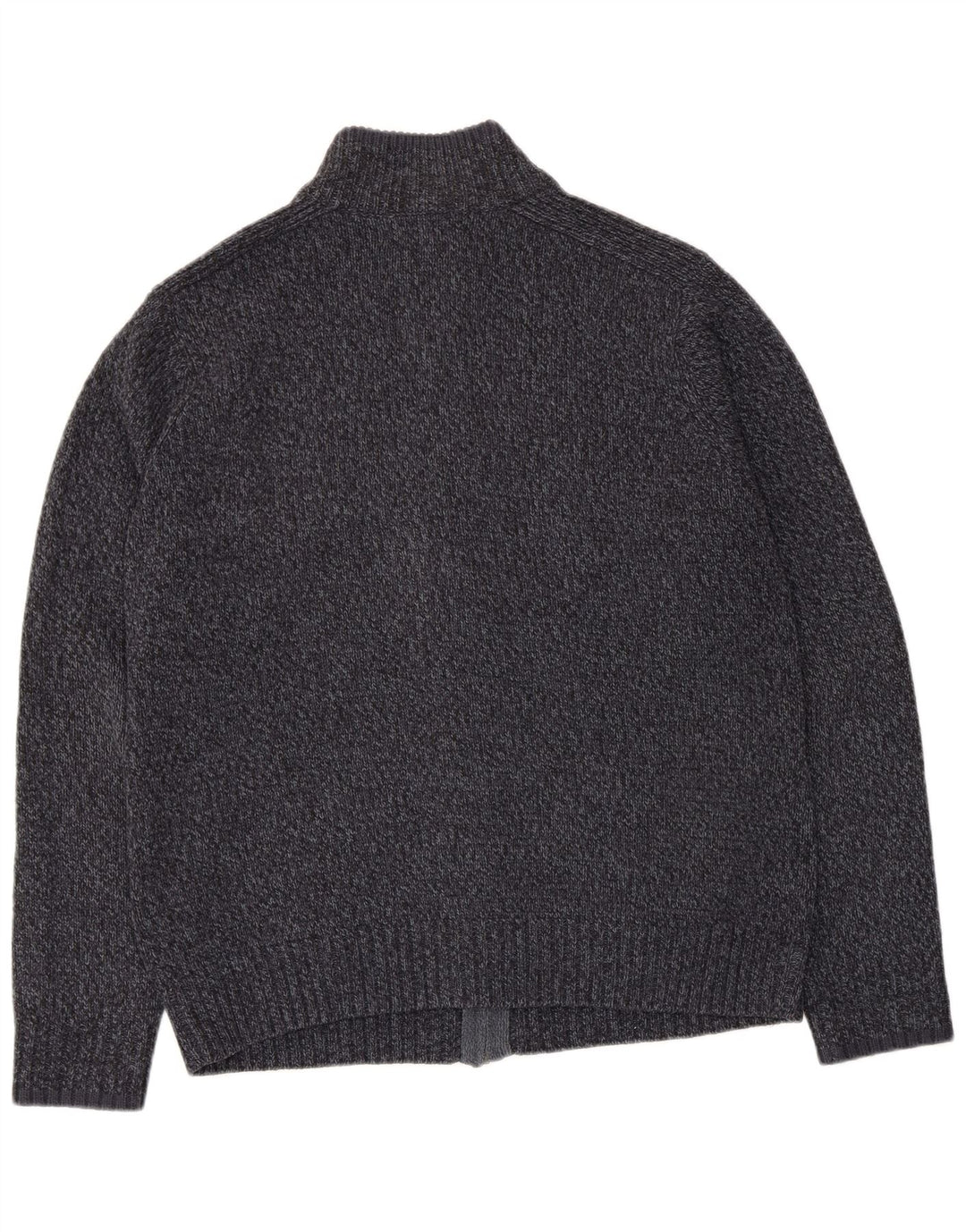 MARKS & SPENCER Pulover cardigan pentru bărbați, cu croială obișnuită, mare, albastru marin pete