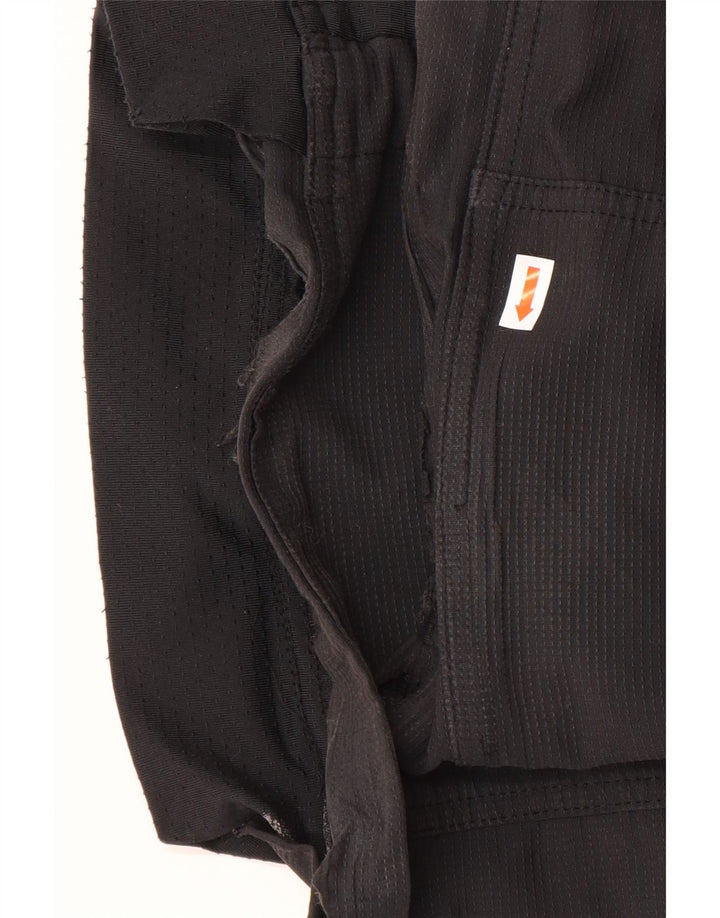 Pantaloni drepti impermeabili pentru femei Nike UK 8 Small W30 L30 Negru Paisley