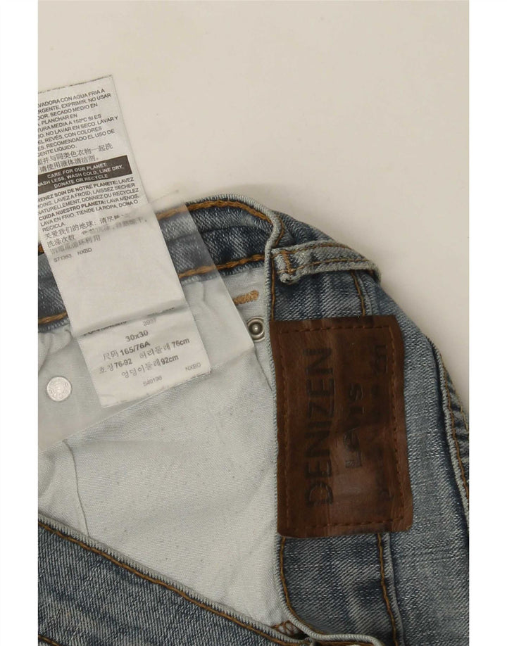 Blugi Levi's Denizen Straight pentru bărbați W30 L30 Bumbac albastru