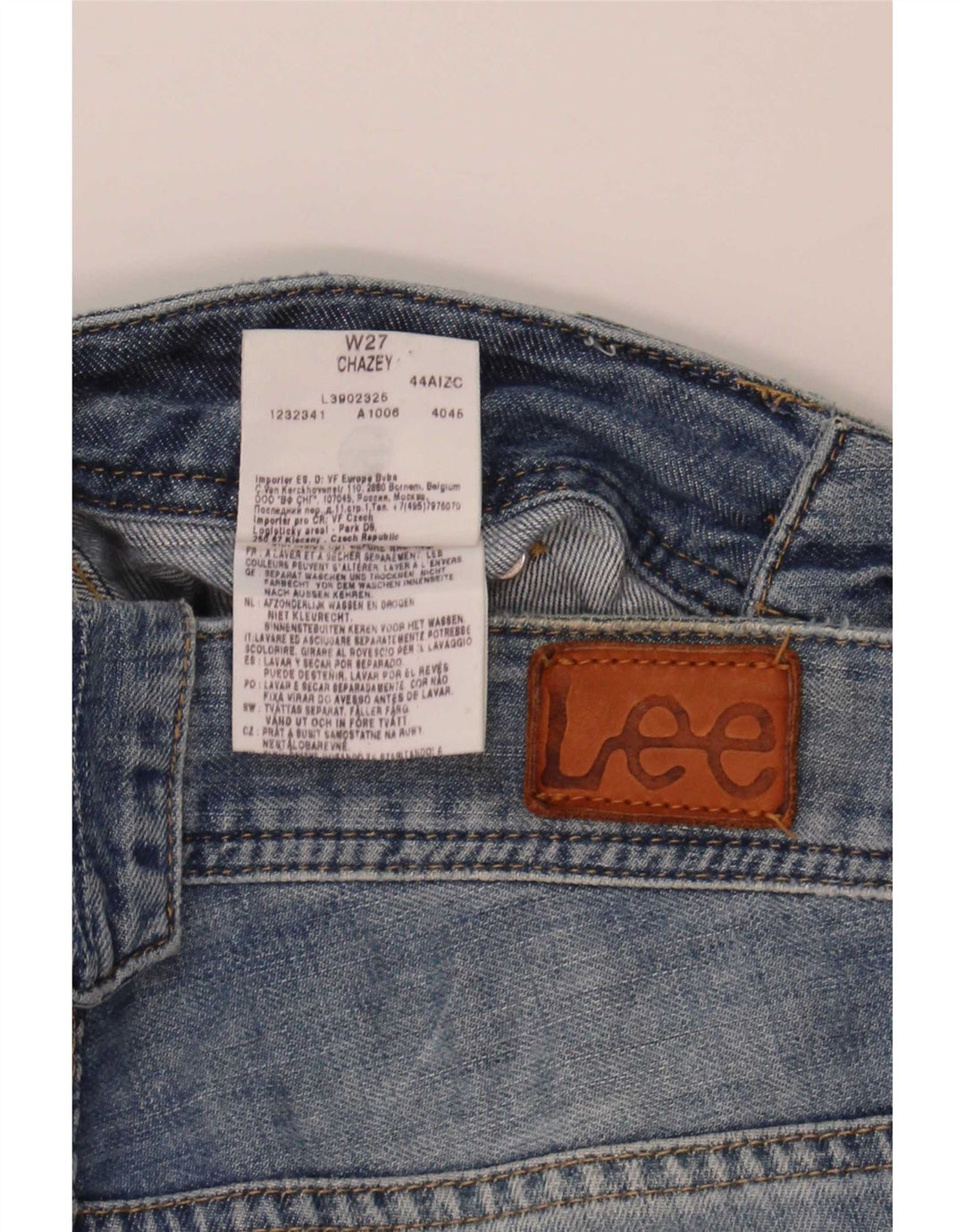 Pantaloni scurți Lee pentru femei Chazey Cargo din denim W27 Small Blue Bumbac