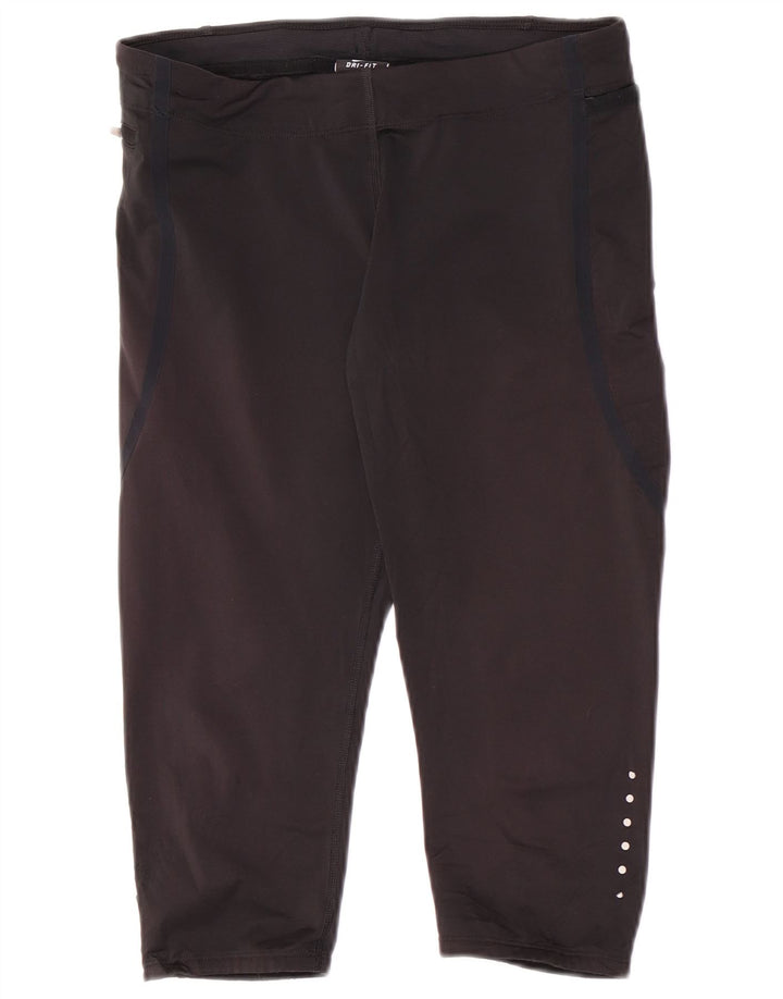 Leggings Capri Nike pentru femei UK 8 Small Black
