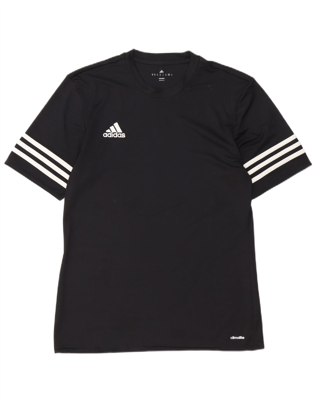 Tricou Adidas Climalite pentru bărbați Top Mediu Negru Poliester