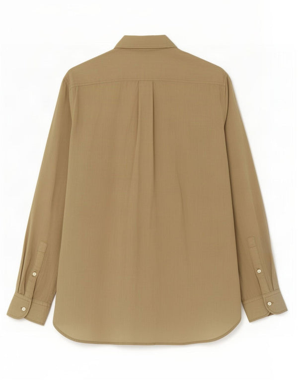 Cămașă cu paragate pentru femei Gap UK 14 Medium Khaki Ramie