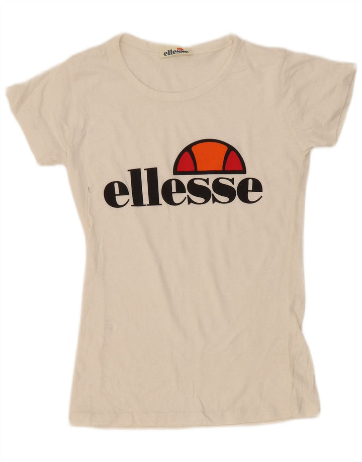 Tricou grafic pentru femei Ellesse Top UK 12 Medium Off White