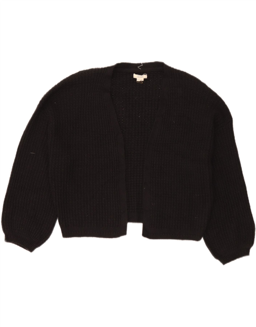 Pulover cardigan deschis supradimensionat pentru femei Fat Face UK 14 mare negru