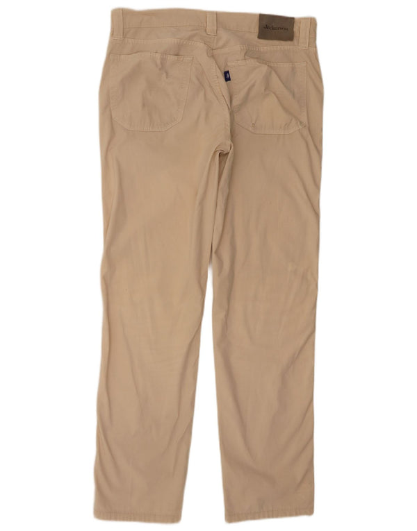 Pantaloni casual drepti pentru bărbați Jeckerson W33 L30 bumbac bej