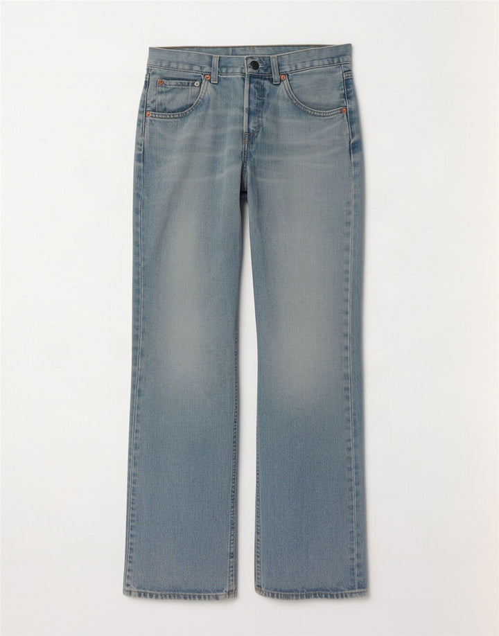 Blugi pentru bărbați Levi's 535 Bootcut W30 L32 Bumbac albastru