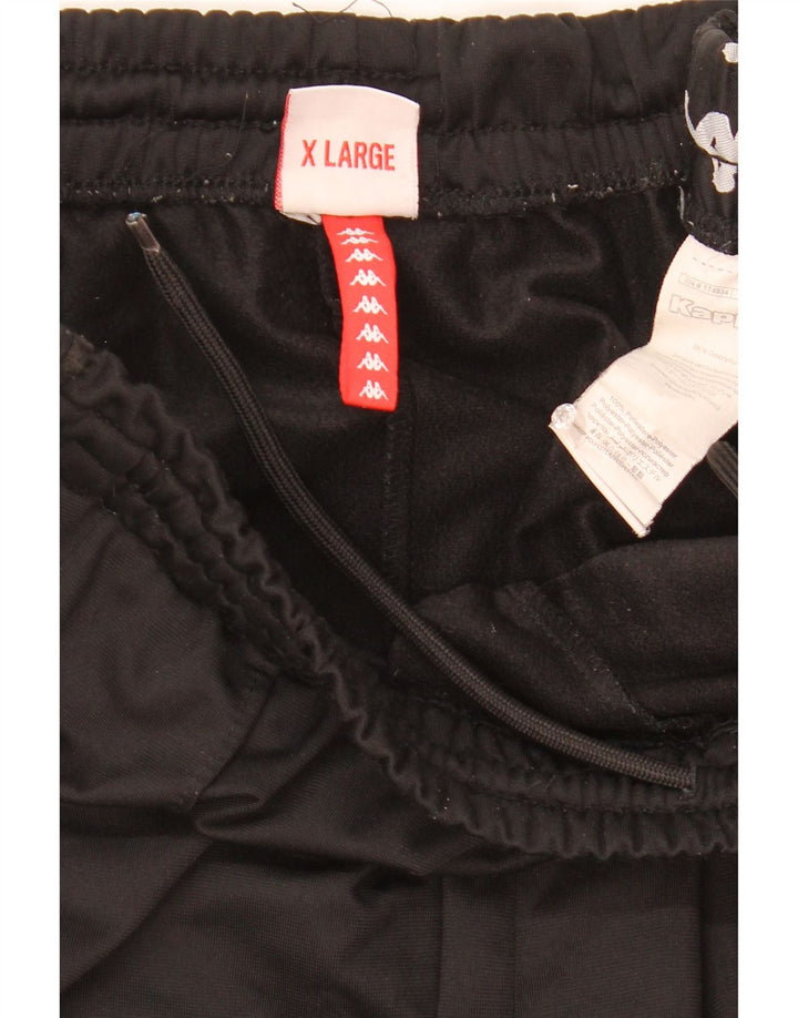 Pantaloni de trening cu grafică pentru bărbați Kappa XL poliester negru