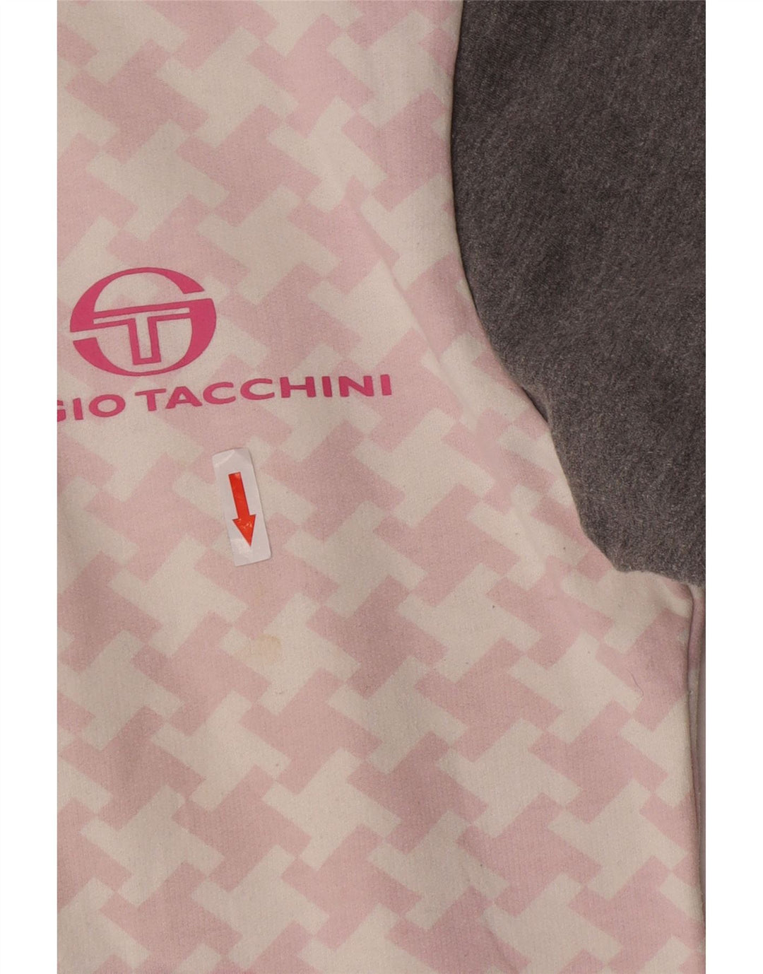 Jachetă de trening pentru femei Sergio Tacchini UK 14 Medium Gri Houndstooth