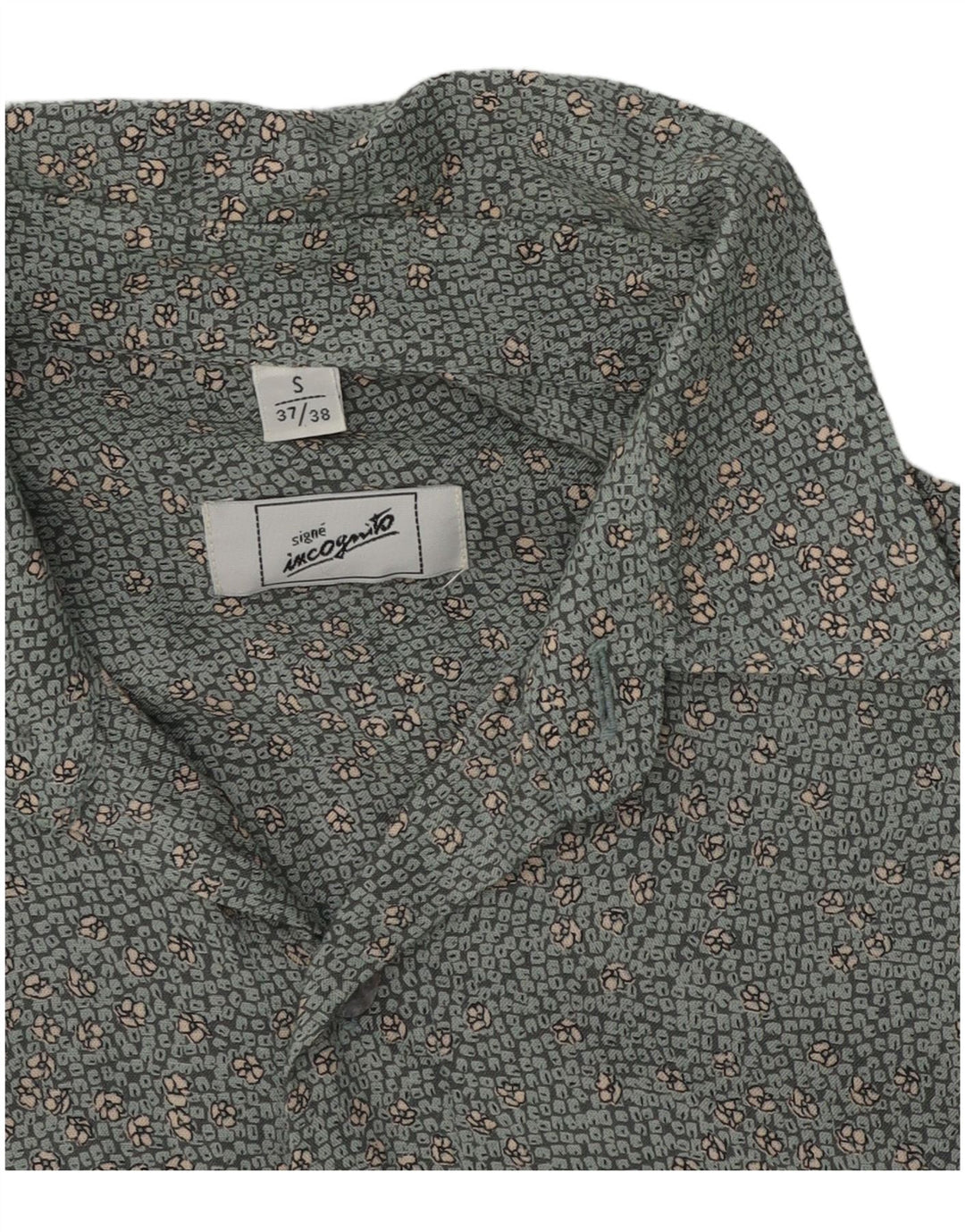 Cămașă Incognito pentru bărbați Mărimea 37/38 Mic Gri Floral