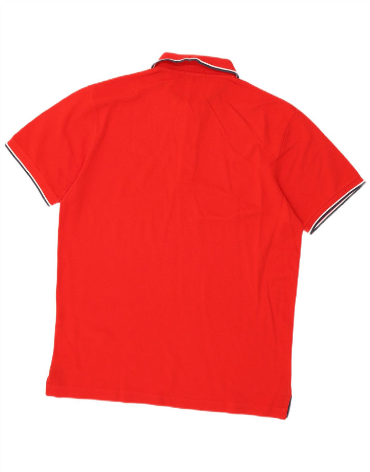 Tricou polo pentru bărbați Gant, bumbac roșu mare