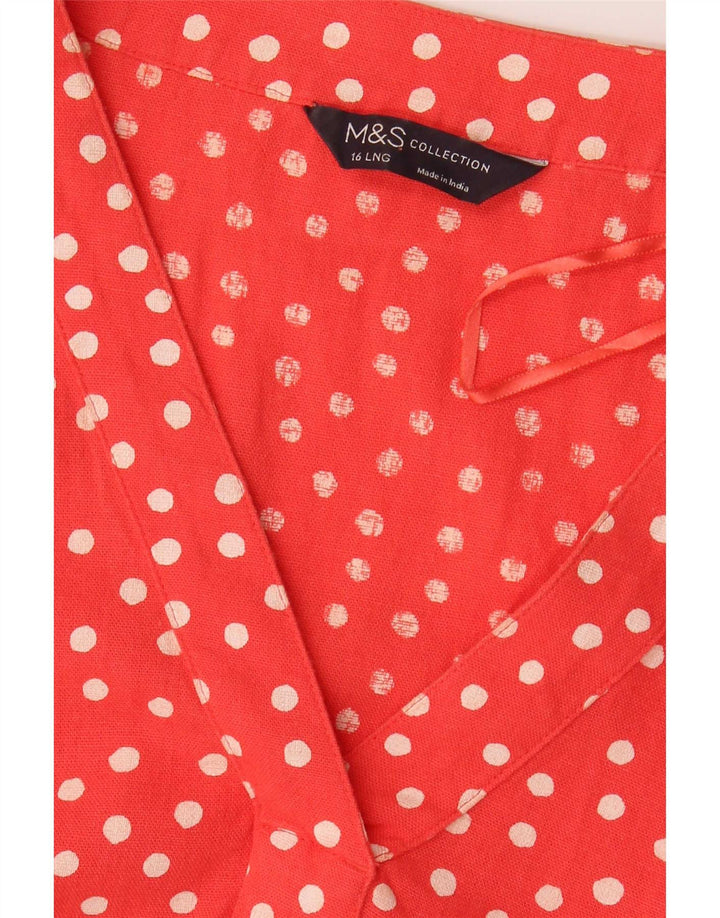 Rochie teacă pentru femei Marks & Spencer UK 16 mare, roșu, buline