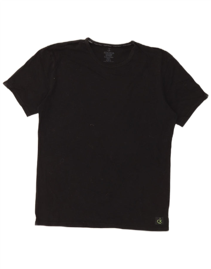 Tricou Calvin Klein pentru bărbați Top mediu negru bumbac