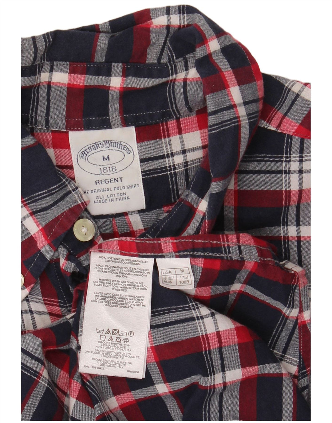 Cămașă cu mânecă scurtă pentru bărbați Brooks Brothers Regent, caroserie medie bleumarin