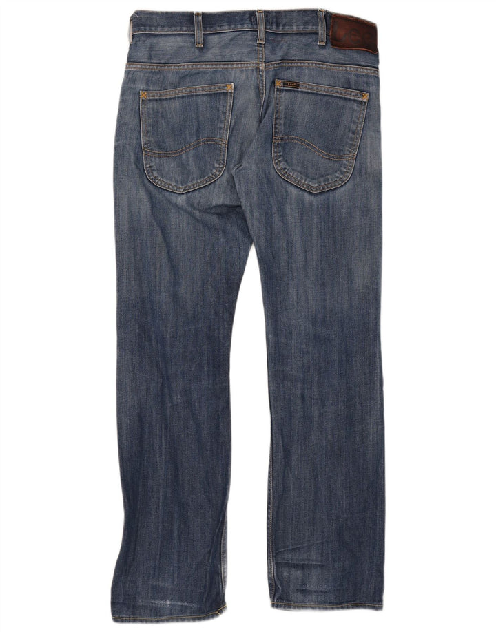 Blugi Lee Zed Distressed drepte pentru bărbați W32 L32 bumbac albastru