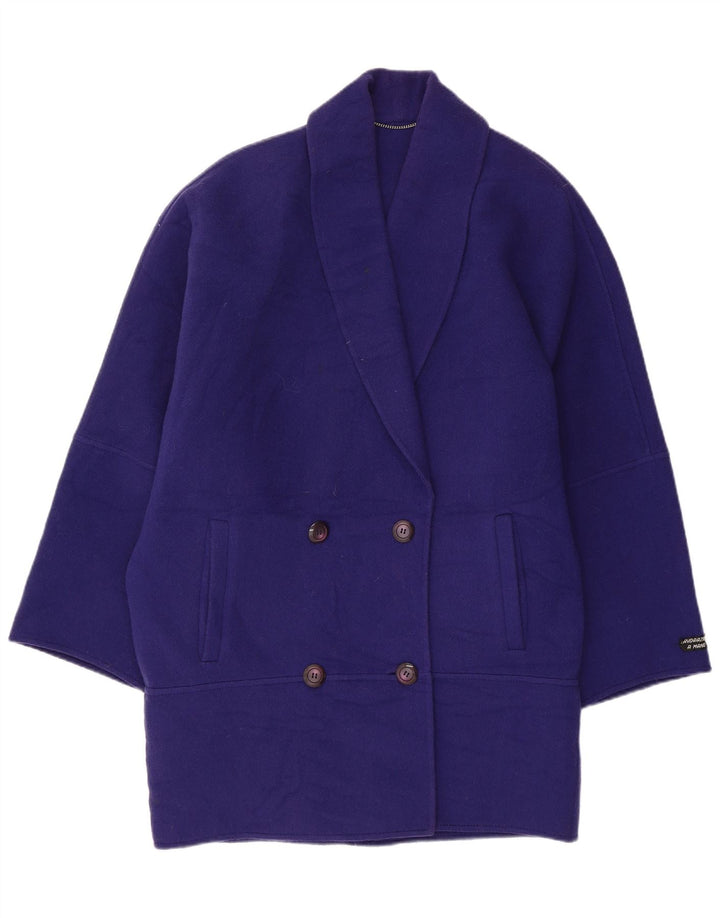 Palton supradimensionat pentru femei Vintage IT 42 Lână violet mediu