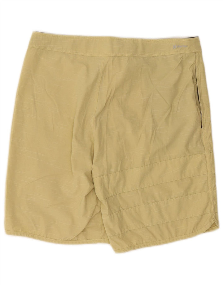Pantaloni scurți de înot Hurley Phantom pentru bărbați, poliester galben mic
