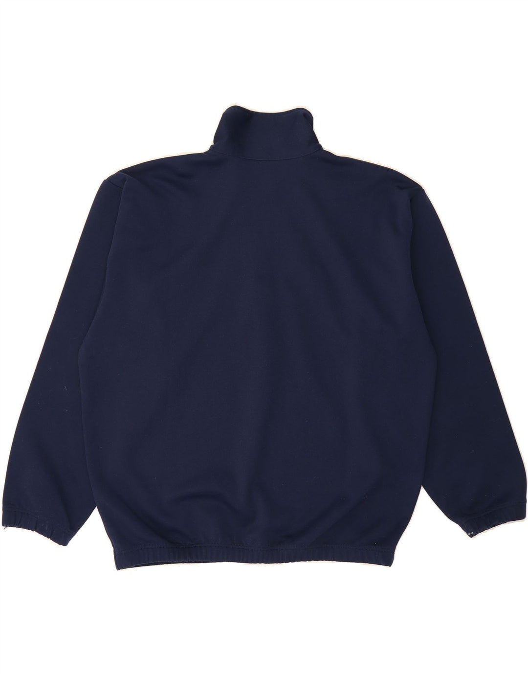 ERREA Mens Zip Neck Sweatshirt Jumper Large Navy Blue Vintage Errea and Second-Hand Errea from Messina Hembry 