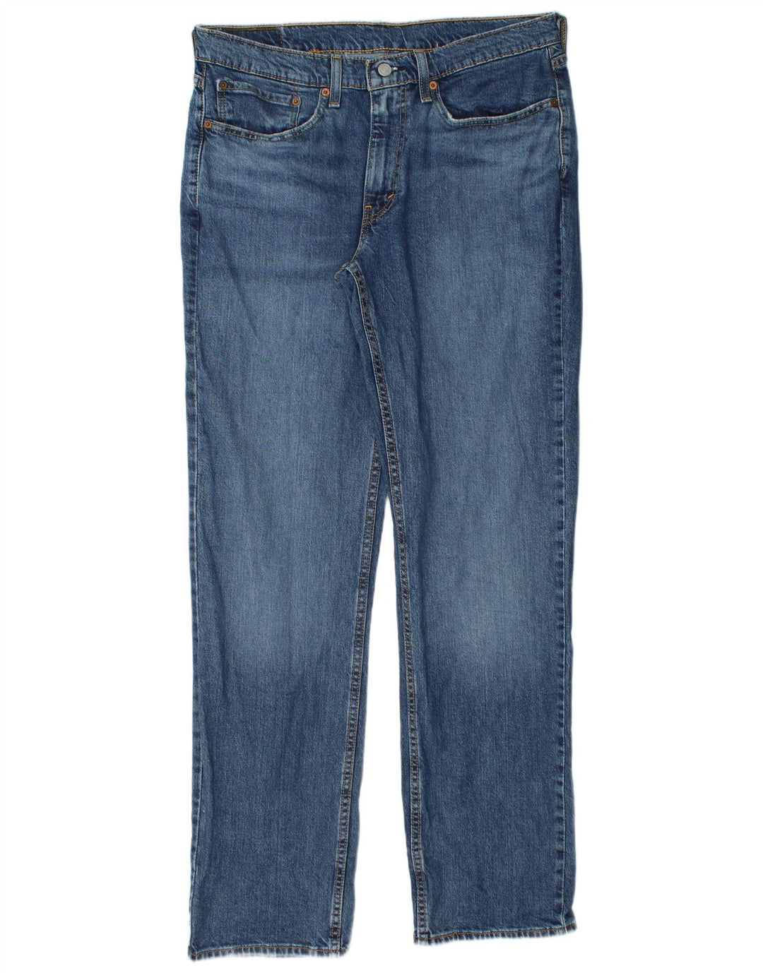 Blugi drepti pentru bărbați Levi's 514 W34 L32 Bumbac albastru