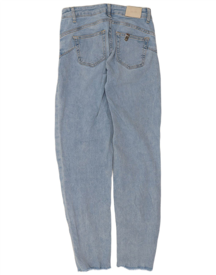 Blugi conici pentru femei Liu Jo L26 L27 Albastru