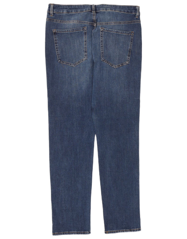 Blugi subțiri pentru femei Marks & Spencer UK 14 Large W32 L27 Blue Bumbac
