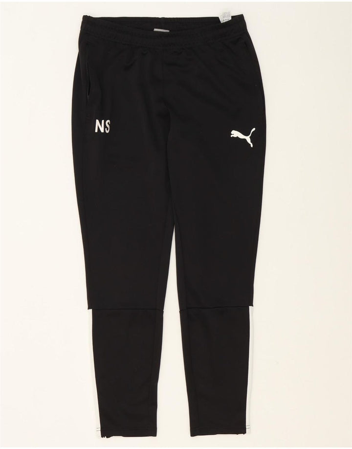 Pantaloni de trening Puma pentru bărbați, negru mediu, poliester color bloc