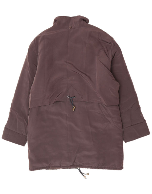 Pardesiu supradimensionat vintage pentru femei UK 18 XL maro